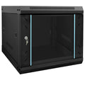 Vidaxl netwerk kabinet met opslag zwart 53 x 60 x 45 cm staal