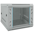 Vidaxl netwerk kabinet met opslag grijs 53 x 60 x 45 cm staal