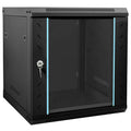 Vidaxl netwerk kabinet met opslag zwart 53 x 60 x 60 cm staal