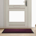 Vidaxl deurmat bordeauxrood 60 x 40 x 1.2 cm teddy stof