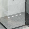 Vidaxl 360° doucheafvoer met slank model zilver 60 cm