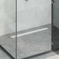 Vidaxl doucheafvoer 2-in-1 met 360° sifon zilver 80 cm