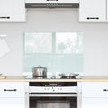 Vidaxl keuken achterwand wit 70 x 50 cm gehard glas