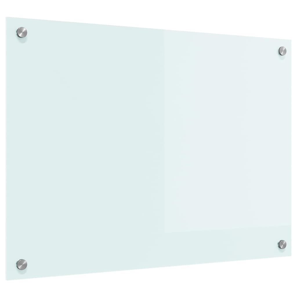 Vidaxl keukenachterwand melk 70 x 50 cm gehard glas