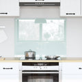Vidaxl keuken achterwand wit 80 x 60 cm gehard glas
