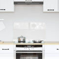 Vidaxl keuken achterwand doorzichtig 70 x 40 cm gehard glas