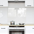 Vidaxl keuken achterwand doorzichtig 70 x 60 cm gehard glas
