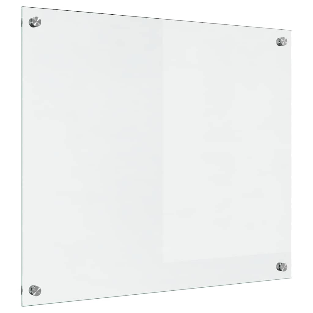 Vidaxl keukenachterwand transparant 70 x 60 cm gehard glas
