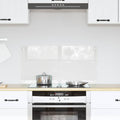 Vidaxl keuken achterwand doorzichtig 80 x 40 cm gehard glas