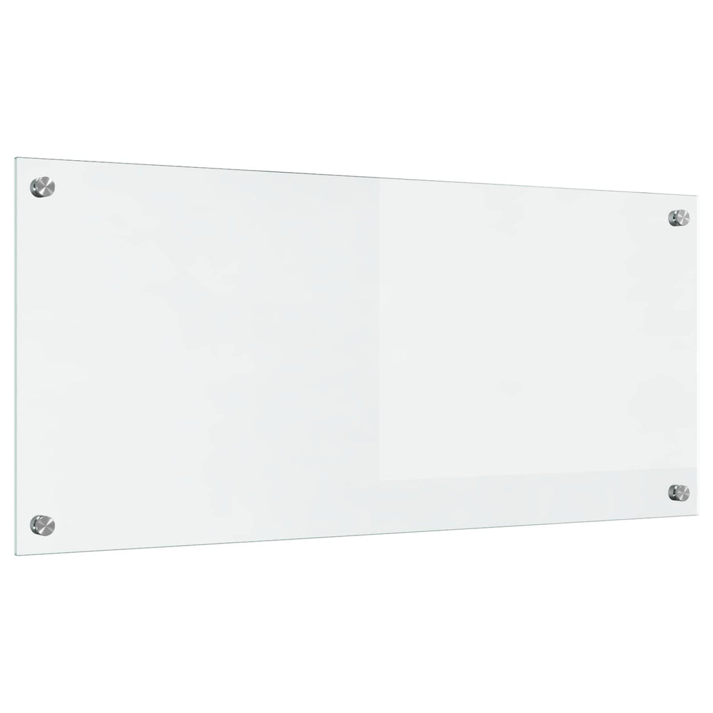 Vidaxl keuken achterwand doorzichtig 90 x 40 cm gehard glas