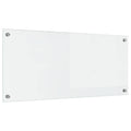 Vidaxl keuken achterwand doorzichtig 90 x 40 cm gehard glas