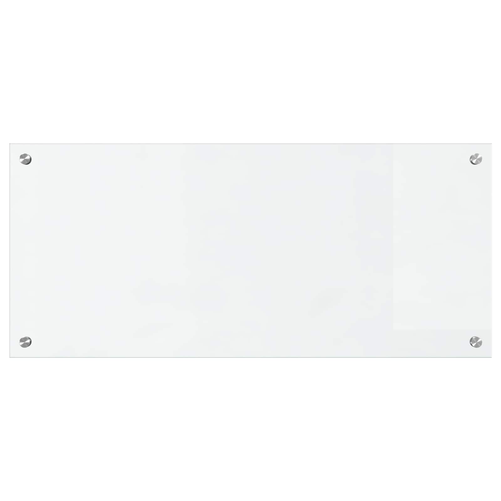 Vidaxl keuken achterwand doorzichtig 90 x 40 cm gehard glas