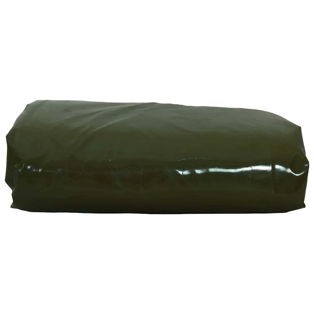Vidaxl zeil 650g m² olijf groen 1,5 x 10 m canvas met pvc-coating