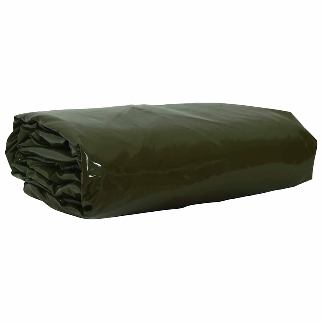 Vidaxl zeil 650g m² olijf groen 2,5 x 4,5 m canvas met pvc-coating