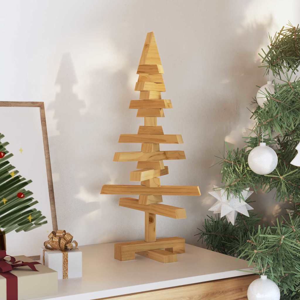 Vidaxl houten kerstboom kotka massief grenenhout