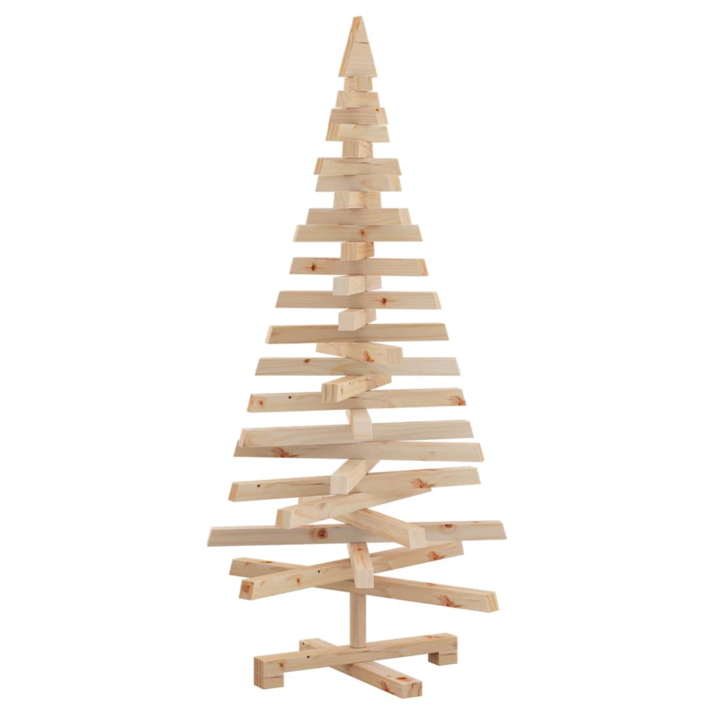 Vidaxl kerstbomen kotka 120 cm massief grenenhout naturel