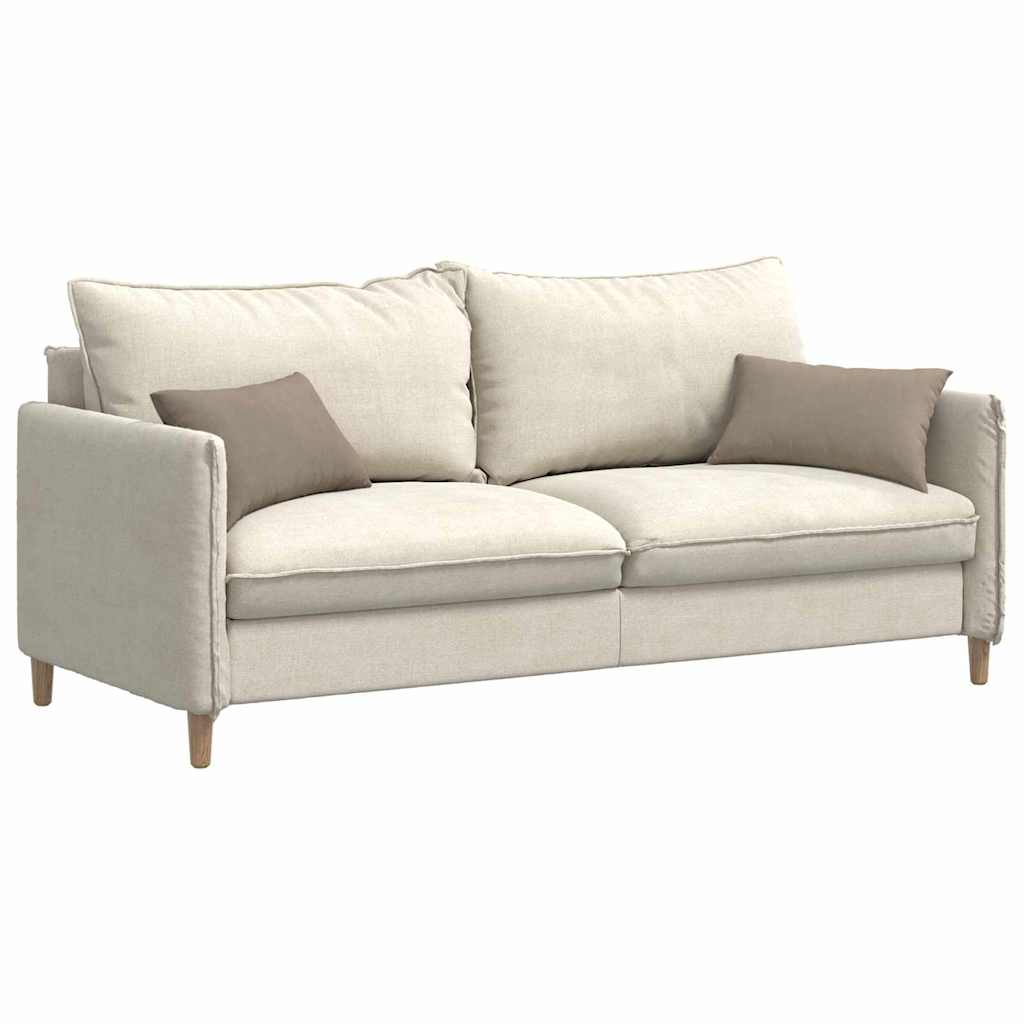 Vidaxl sofa kussens 2 stuks taupe 50 x 30 cm stof