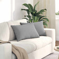 Vidaxl sofa kussens 2 pcs wolkengrijs 60 x 40 cm stof