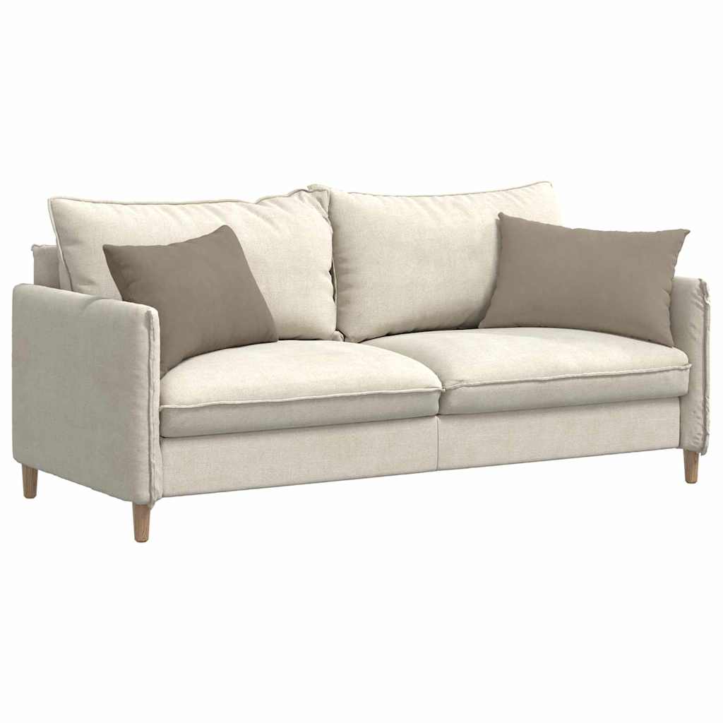 Vidaxl sofa kussens 2 stuks taupe 60 x 40 cm stof