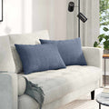 Vidaxl sofa kussens 2 stuks blauw 60 x 40 cm cordstof