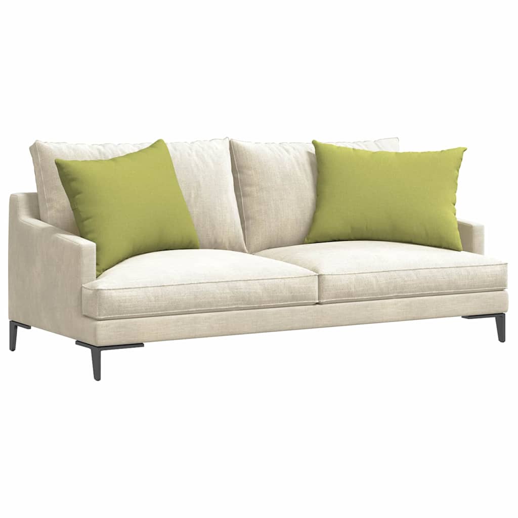 Vidaxl sofa kussens 2 st stof lichtgroen 70 x 50 cm