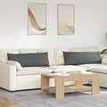 Vidaxl sofa kussens 2 pcs donkergrijs 120 x 40 cm stof