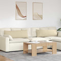 Vidaxl sofa kussens 2 pcs crème 120 x 40 cm stof