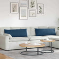 Vidaxl sofa kussens 2 pcs blauw 120 x 40 cm stof