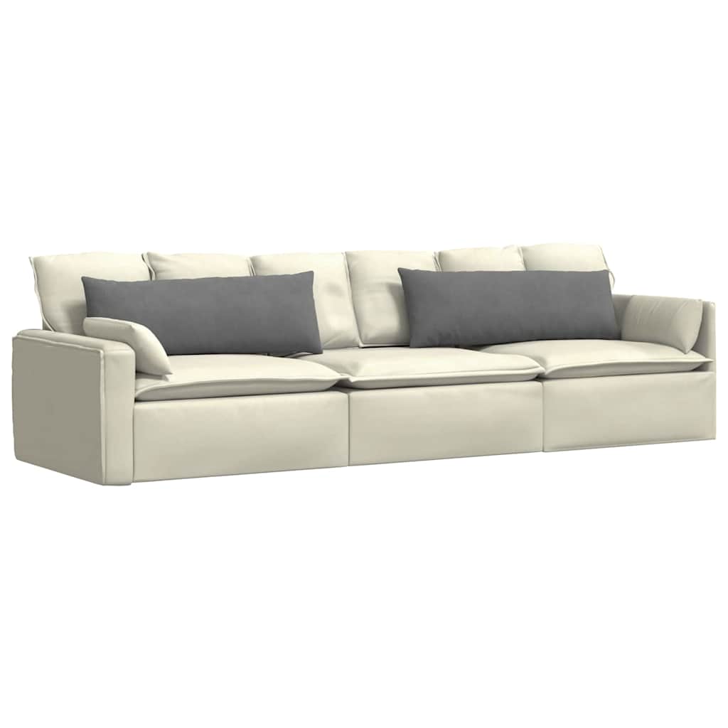 Vidaxl sofa kussens 2 st stof donkergrijs 120 x 40 cm