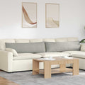 Vidaxl sofa kussens 2 stuks lichtgrijs 145 x 40 cm stof