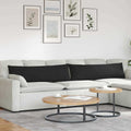 Vidaxl sofa kussens 2 st stof zwart 145 x 40 cm