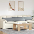 Vidaxl sofa kussens 2 pcs lichtgrijs 200 x 40 cm stof
