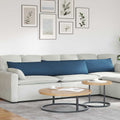 Vidaxl sofa kussens 2 pcs blauw 200 x 40 cm stof