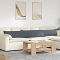 Vidaxl sofa kussens 2 stuks donkergrijs 200 x 40 cm cordstof