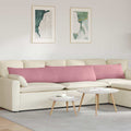 Vidaxl sofa kussens 2 stuks roze 200 x 40 cm cordstof