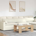 Vidaxl sofa kussens 2 stuks crème 200 x 40 cm cordstof