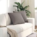 Vidaxl sofa kussens 2 pcs taupe 50 x 50 cm stof