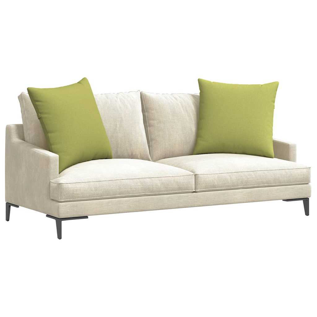 Vidaxl sofa kussens 2 st stof lichtgroen 60 x 60 cm