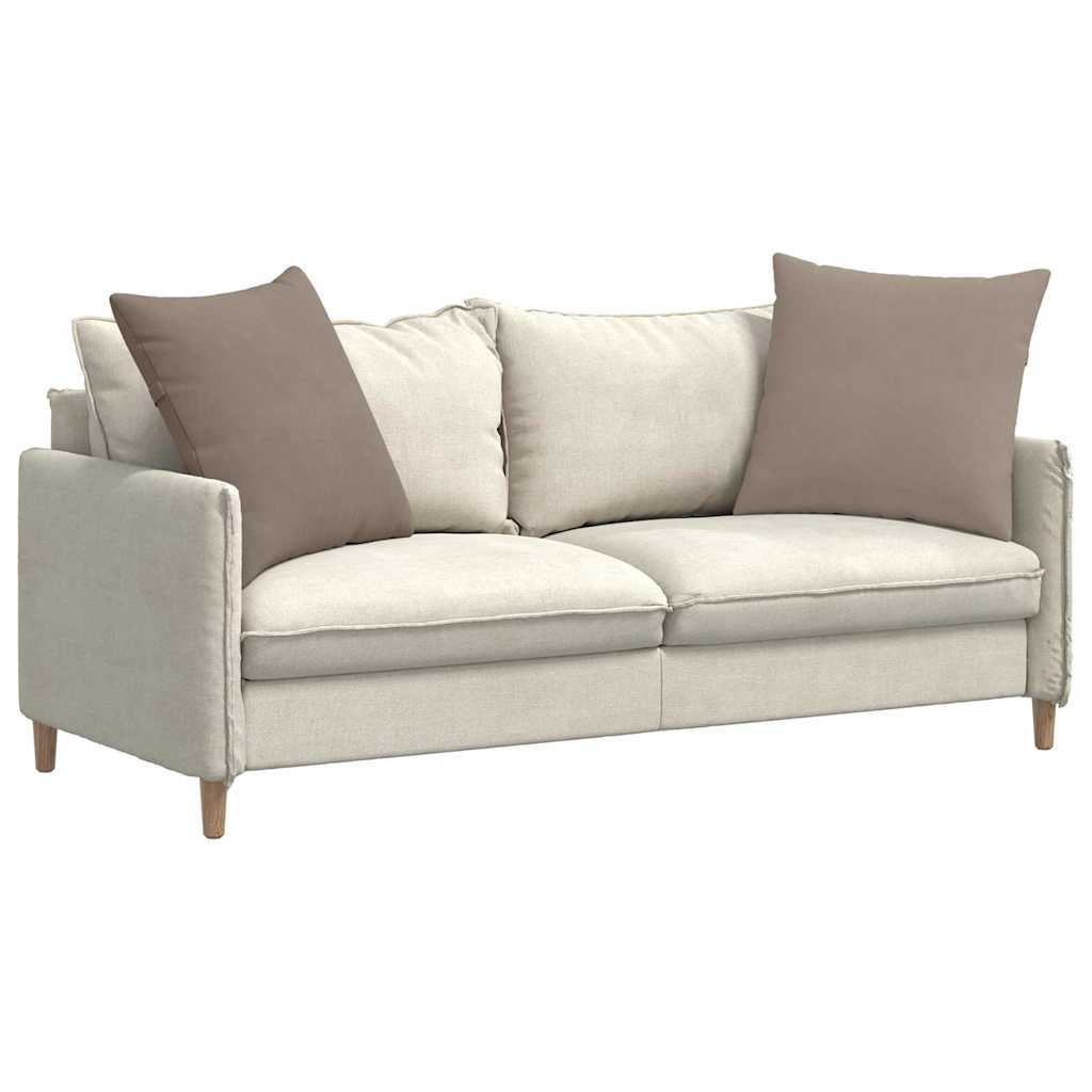Vidaxl sofa kussens 2 stuks taupe 60 x 60 cm stof