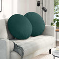 Vidaxl zitkussens 2 pcs donkergroen ø80 x 29 cm stof