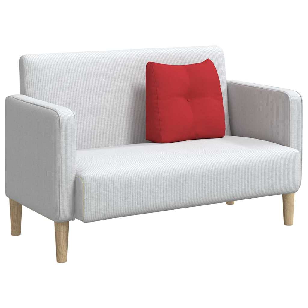 Vidaxl rugkussen rood 45 x 50 x 24 cm stof