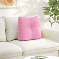 Vidaxl rugkussen roze 45 x 50 x 24 cm stof