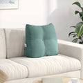 Vidaxl rugkussen zeegroen 45 x 24 x 50 cm fluweel