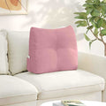 Vidaxl rugkussen roze 60 x 24 x 50 cm fluweel