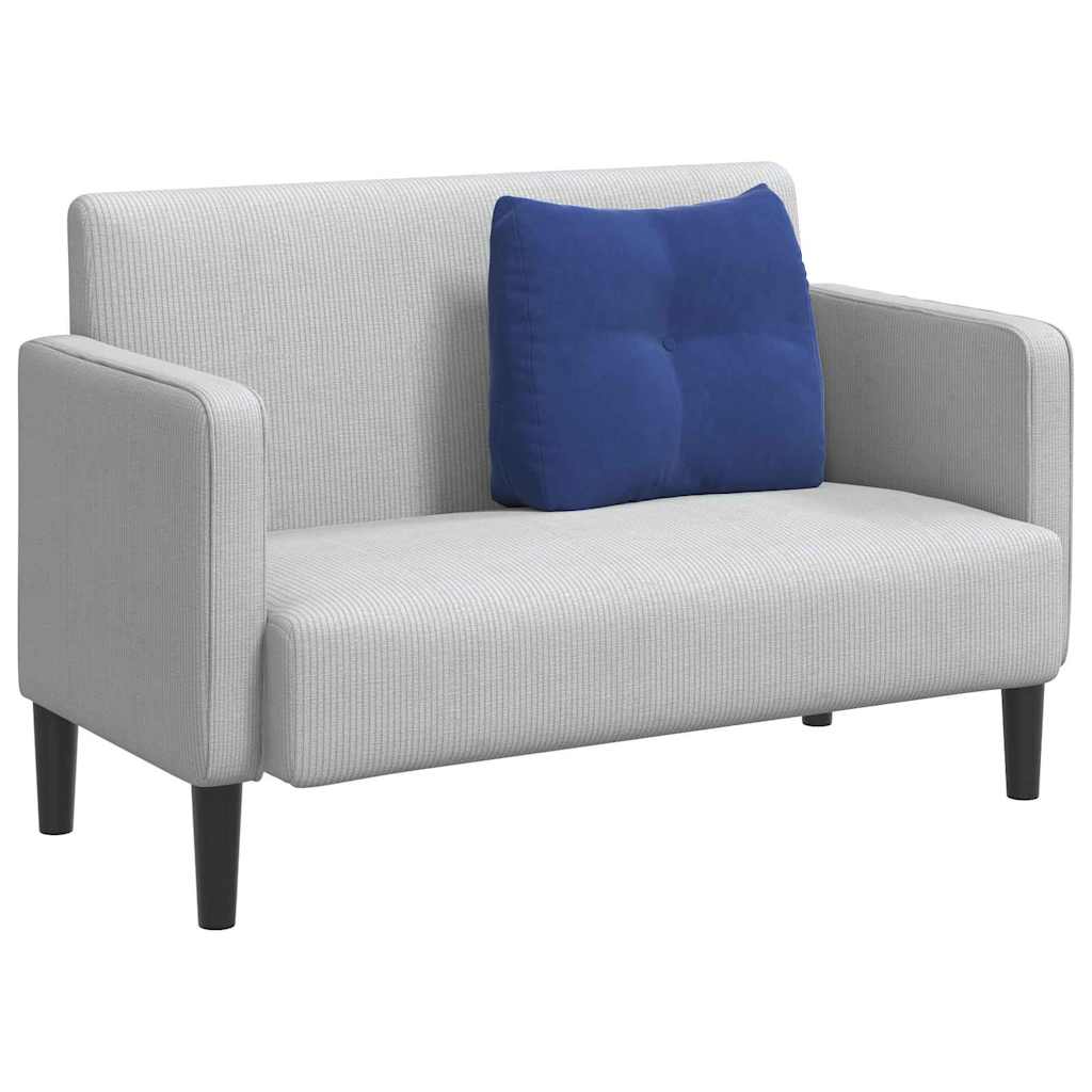 Vidaxl rugkussen politieblauw 60 x 24 x 50 cm fluweel