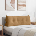 Vidaxl rugkussen bruin 120 x 50 x 24 cm fluweel