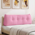 Vidaxl rugkussen roze 140 x 24 x 50 cm stof