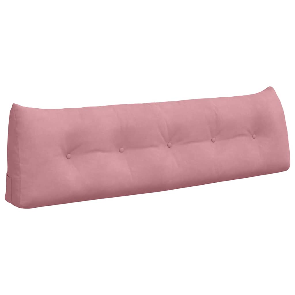 Vidaxl rugkussen roze 160 x 24 x 50 cm fluweel