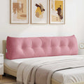 Vidaxl rugkussen roze 180 x 24 x 50 cm fluweel
