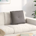Vidaxl rugkussen taupe 50 x 19 x 45 cm stof